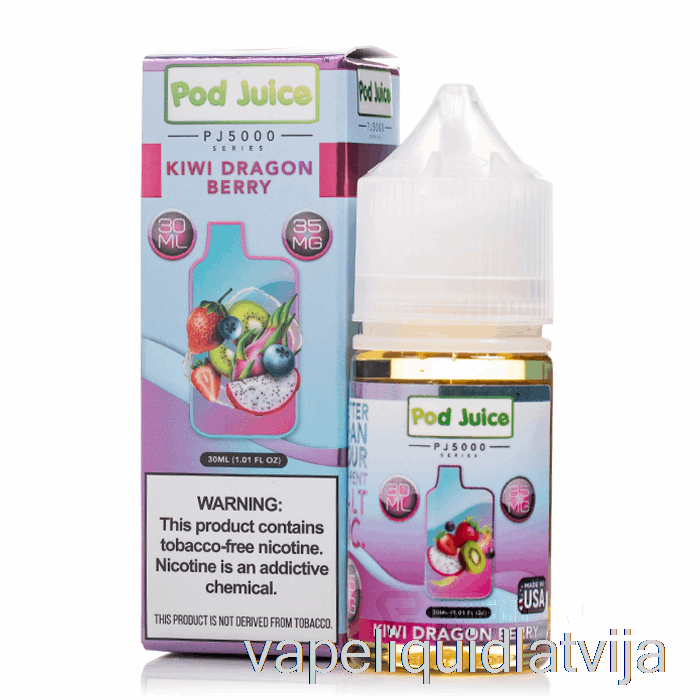 Kivi Pūķa Ogu Pākšu Sula Pj5000 - 30ml 55mg Vape šķidrums